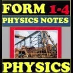 Free Physics Notes pdf downloads For Secondary Schools (Updated) 1 Free Physics Notes