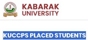 Kabarak University Kuccps admission letters & Pdf Lists portal login