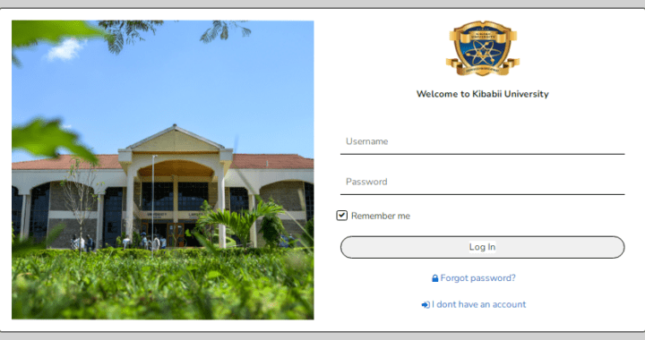 Kibabii University Online Admissions Portal