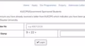 Daystar University Kuccps Online Portal-Get your Admission Letter