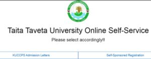 Taita Taveta University Kuccps Online Portal for Admission Letters & Lists