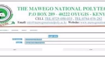 Download Mawego National Polytechnic Admission Letter – Kuccps Student’s Portal