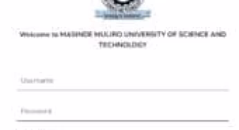 Masinde Muliro University Kuccps Admission Letter Online Portal Download