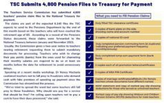 Pension Scheme for all TSC teachers and Civil Servants in Kenya
