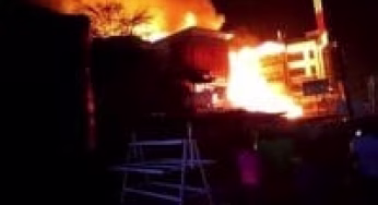 Fire destroys a dormitory at Butere Boys High School