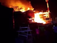 Fire destroys a dormitory at Butere Boys High School 1 The burned dormitory at Butere boys