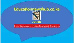 Free Secondary School Exams and Marking Schemes for form 1 to 4 at Educationnewshub.co.ke