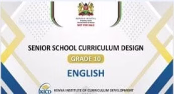 Grade 10 CBC Curriculum Designs & Syllabus- Senior School Grade Ten