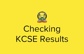 How to check KCSE results quickly.