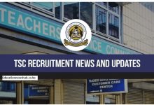 Latest TSC Recruitment News.