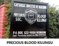 Precious Blood Kilungu High School's Main Entry