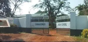 Sawagongo High School's main gate