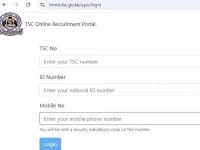TSC issues an update about the online recruitment portal 1 TSC new online recruitment portal
