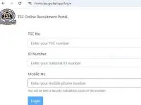 TSC new online recruitment portal