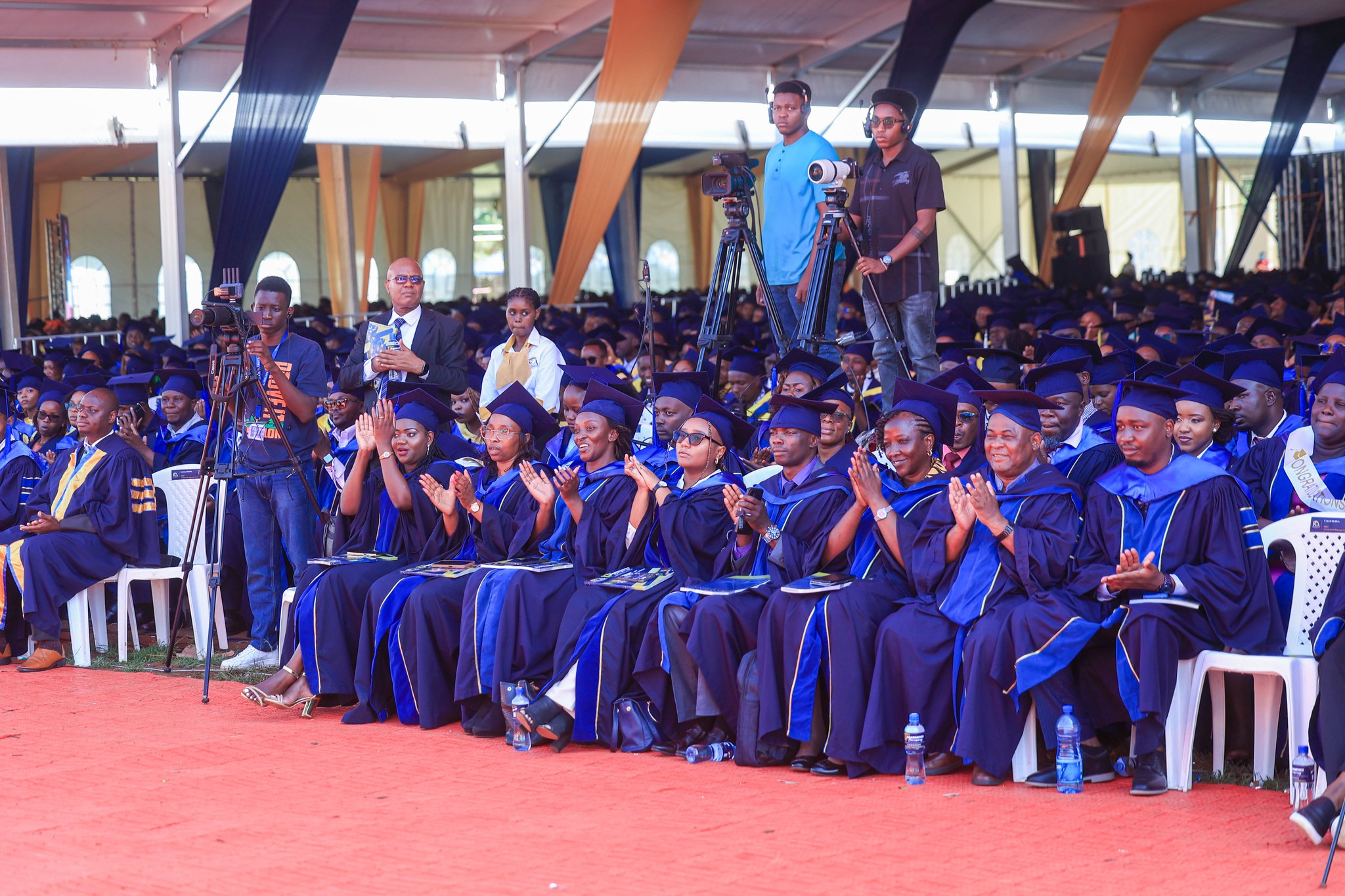 Graduands attending KCA University’s 17th Graduation Ceremony. Photo/ File