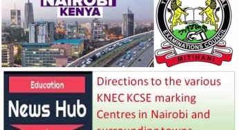 KCSE 2025 Marking Centres and Directions