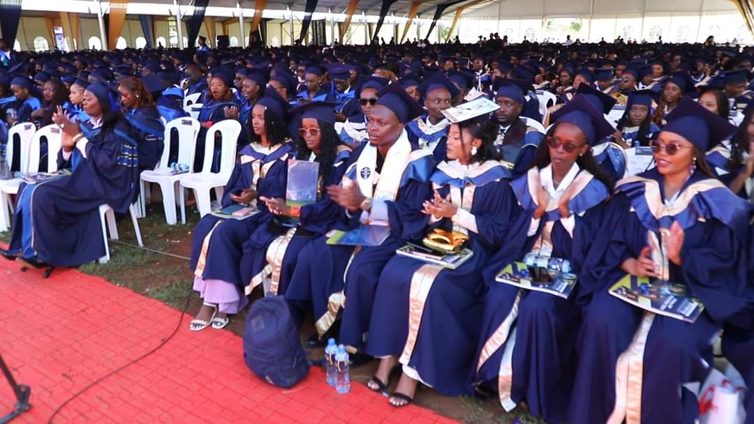 Graduands attending KCA University’s 17th Graduation Ceremony. Photo/ File