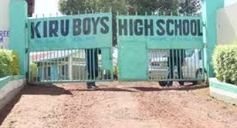Kiru Boys High School KCSE 2024-2025 Best Results Analysis & Grades Count