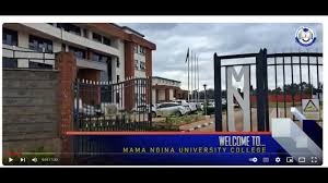 Mama Ngina University College's main entrance.