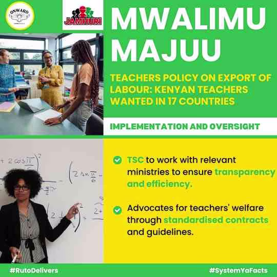 2025 List of J1 sponsors for Kenyan Teachers to America 1 TSC and Kenyan Government on a mission of exporting a total of 354,234 teachers to 17 different countries.