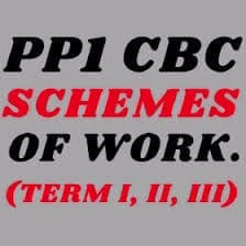 ECDE PP1 & PP2 Free CBC Rationalized Schemes of Work 1 PP1 Free Schemes, Notes and Exams