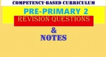 Pre-Primary PP2 Free Schemes of Work, Notes & Exams