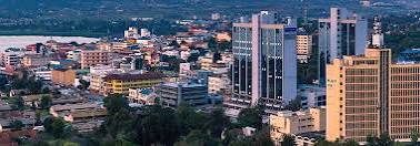 Aerial view of Kisumu City in Kenya