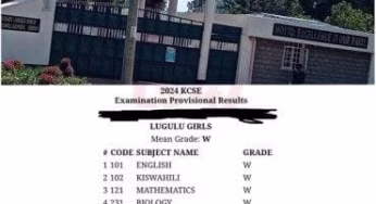 List of schools whose KCSE 2024 results were withheld, Cancelled by KNEC