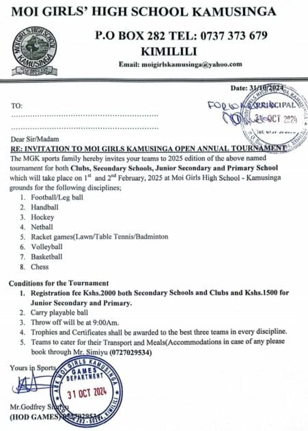 2025 KSSSA Secondary Schools Open Tournaments- Best collection 2 Screenshot 20250105 112611