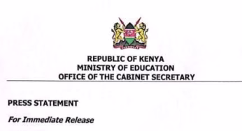 Ministry of Education Issues Statement on the 2025 Academic Year