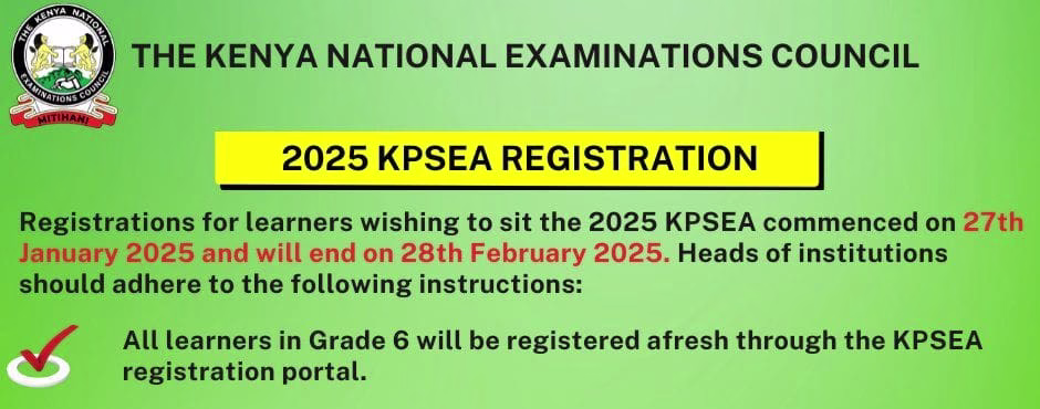 Knec Circular on KPSEA Exam Registration 2025 1 Knec Circular on KPSEA Exam Registration 2025