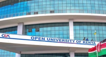 Open University of Kenya (OUK) has launched 10 new academic programmes