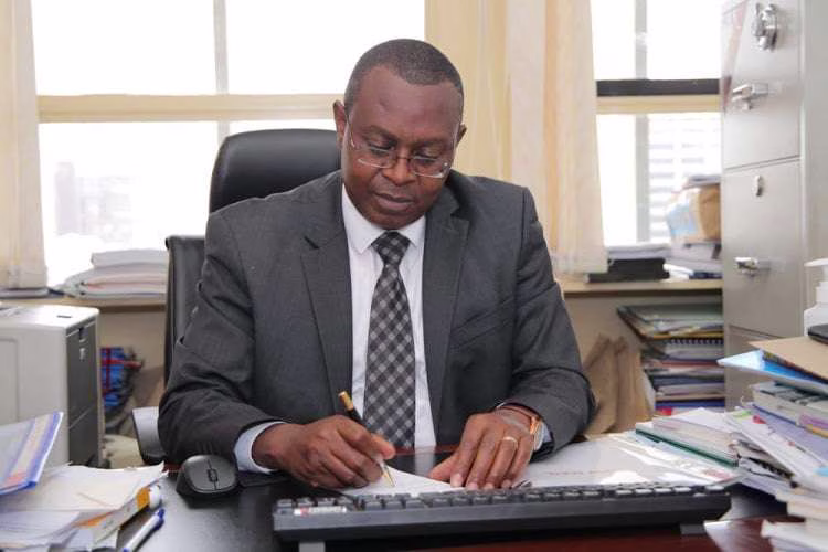 Dr. David Njeng’ere who is the Chief Executive Officer (CEO) at the Kenya National Examinations Council (Knec).