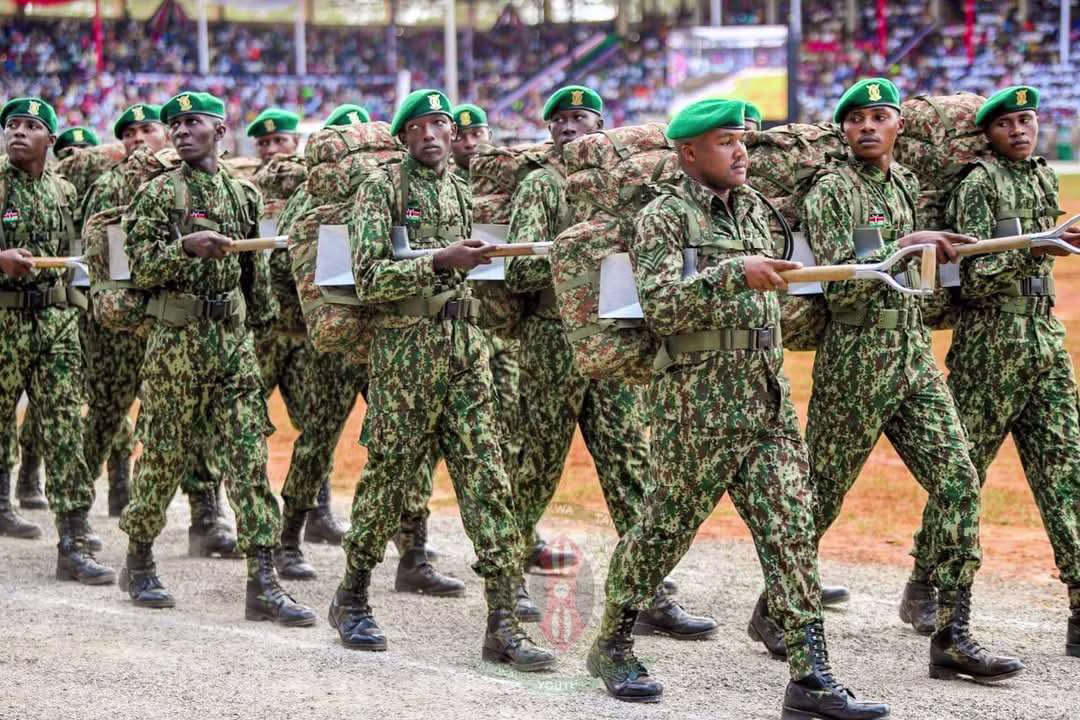 NYS announces 50 oversees jobs 1 National Youth Service, NYS, graduates at a past march past