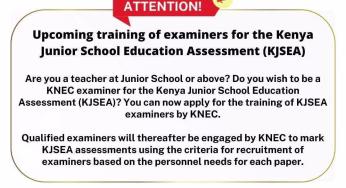 KNEC to Train KJSEA Examiners After Selecting Applicants
