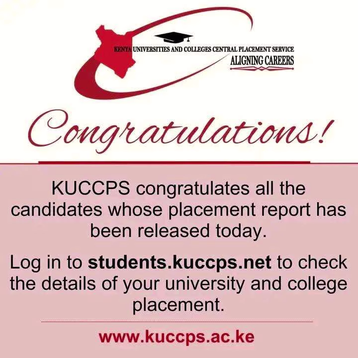 2025 Kuccps placement results out this week; How to check 1 Kuccps placement results checking: How To Check Where You Have Been Placed by KUCCPS; KUCCPS Placement Results Released