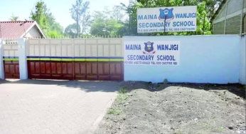 Land Cartels plotting to steal Maina Wanjigi Secondary School’s land