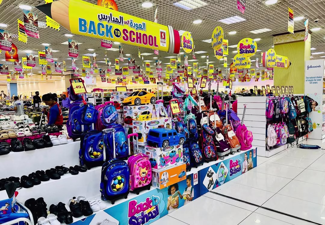 Back to school time: A uniforms and school supplies outlet in Nairobi Kenya