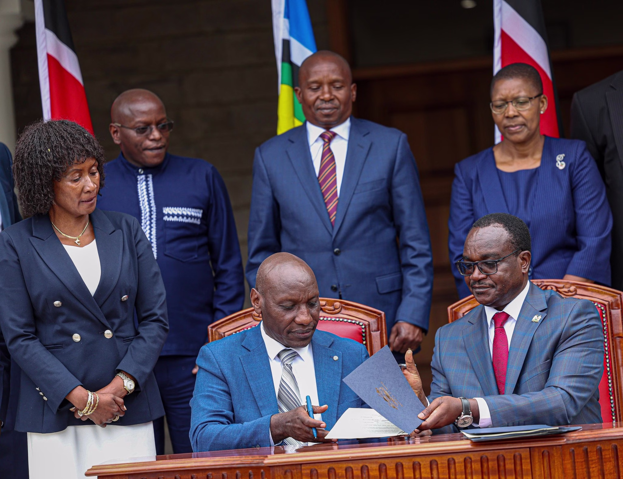 TSC to finally release Promotion letters to 25,252 teachers after giving final verdict 1 Officers from the Ministry of Education and the Teachers Service Commission when they meet with the Deputy President on May 15, 2025. Photo/Courtesy.