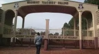 Mosoriot TTC Courses, Location, Fees, Contacts, Admission Letters, Intake