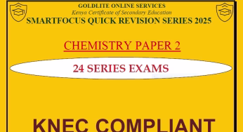 KCSE 2025 Smartfocus Quick Revision Exams