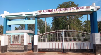 Agoro Sare High School: Full details, location, CBE Subjects Offered, UIC, Knec Code