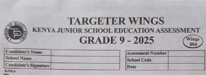 Grade 9 Targeter Exams {All Subjects and Answers} 1 Grade 9 Targeter Exams for all Subjects