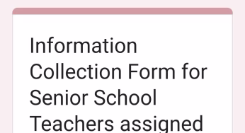 CEMASTEA Circular, Link for Senior School Teachers’ Training.