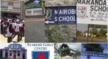 New List of all National Schools under CBC, CBE Curriculum