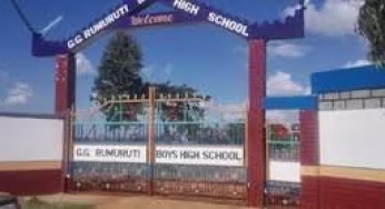 GG Rumuruti Boys High School: Full details, location, CBE Subjects Offered, UIC, Knec Code, Contacts