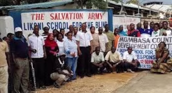 Salvation Army Likoni High School for visually impaired | Complete details, location, CBE Subjects Offered, UIC, Knec Code, Contacts