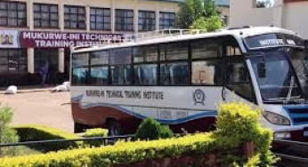 Mukurweini Technical Training Institute Courses, Contacts, Fees, Location