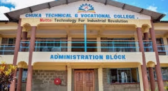 Chuka TVC Courses, Contacts, Fees, Location