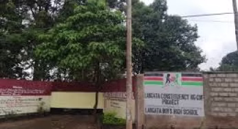 Langata High School CBE Subjects, Pathways, Contacts {Full Details}